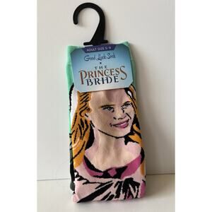 NWT Good Luck Sock The Princess Bride novelty crew socks Women’s Shoe Size 5-9